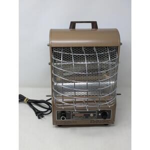 Vintage Markel Electric Space Heater 198TE Neo-Glo Fan-Glo Heetaire Art Deco